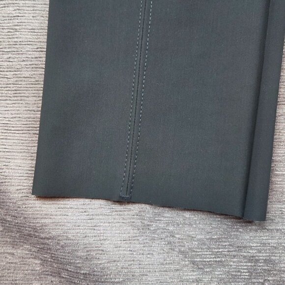 Maria Pinto M2057 Womens Pants Size 2 Gray Stretch Pull On Seamed Career Neutral - Picture 4 of 7